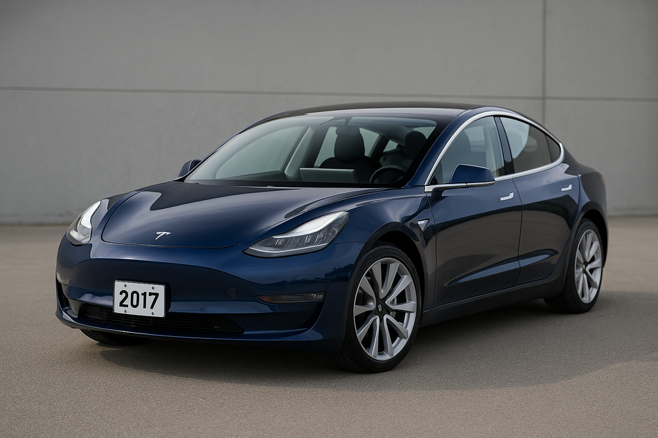 Tailored velour car mats for TESLA MODEL 3