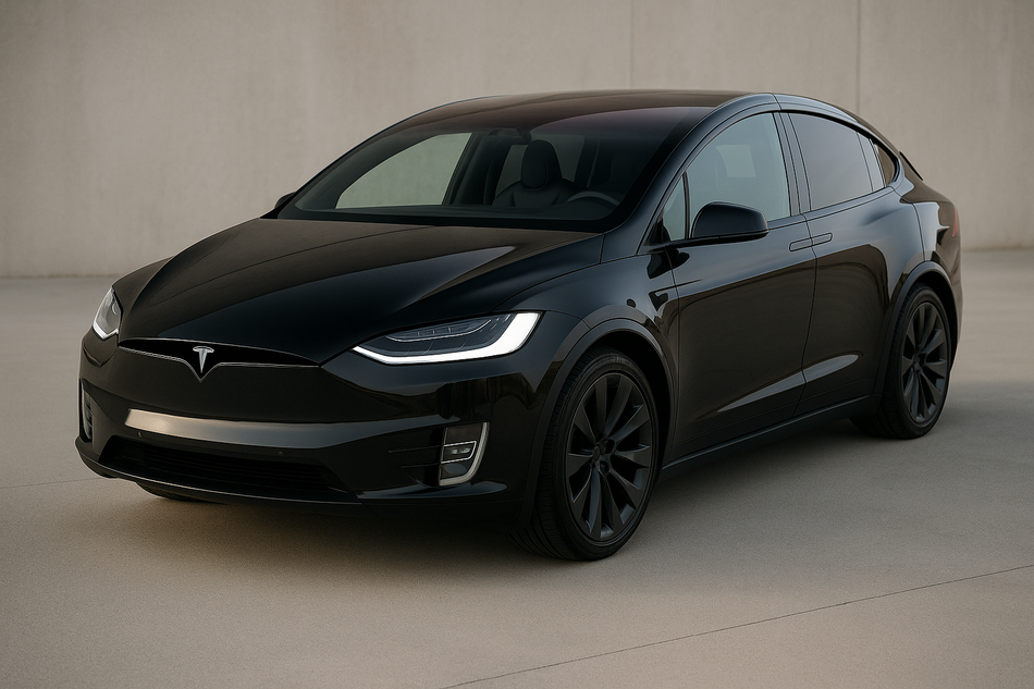 Tailored velour car mats for TESLA MODEL X