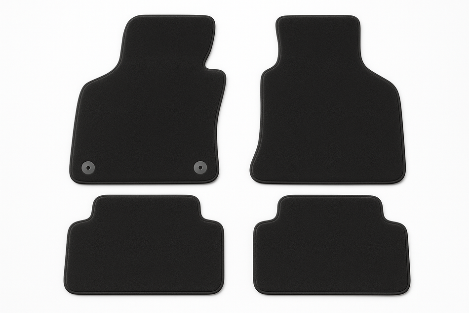 Tailored velour car mats for Audi TT 2006-2014