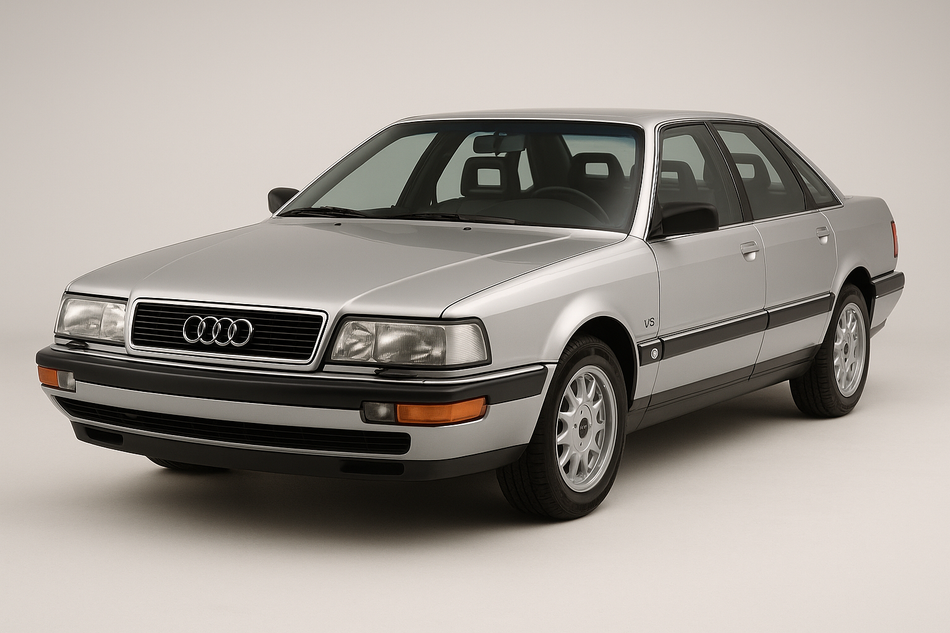 Tailored velour car mats for Audi V8 AUTOMATIC (1988-1994)