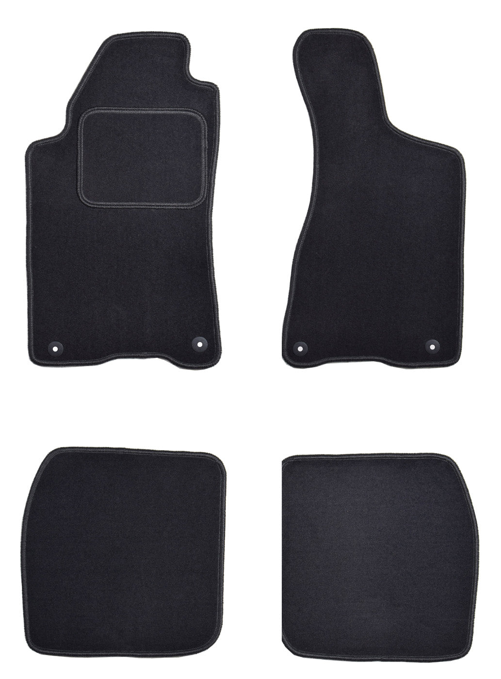 Tailored velour car mats for Audi B4 COUPE 1991-1996