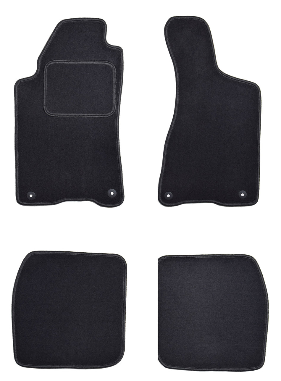Tailored velour car mats for Audi B4 COUPE 1991-1996