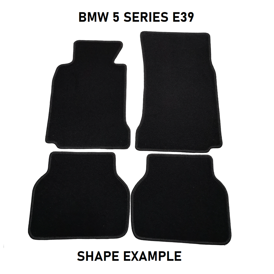 Tailored velour car mats for BMW 5 SERIES E39 (1996-2003)