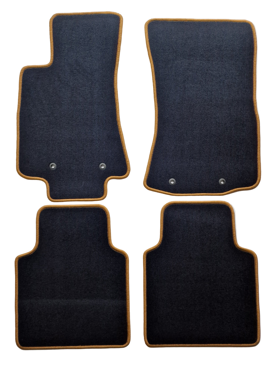 Tailored velour car mats for Jaguar XJ X351 2010-2019