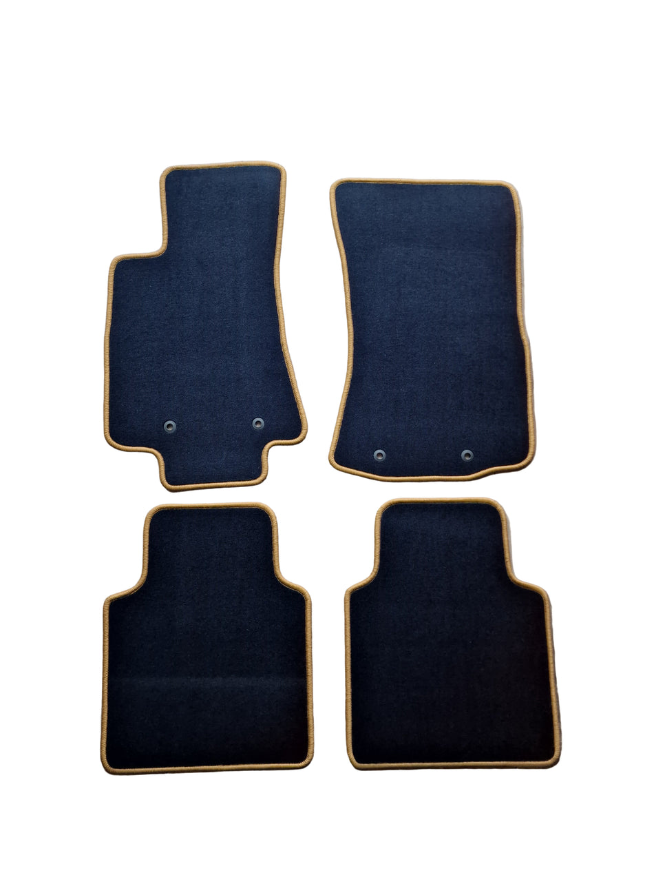 Tailored velour car mats for Jaguar XJ X351 LONG 2010-2019