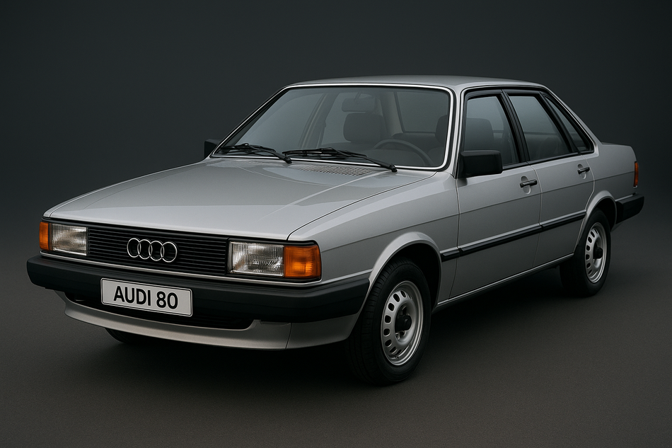 Tailored velour car mats for AUDI 80/90 1979-1986