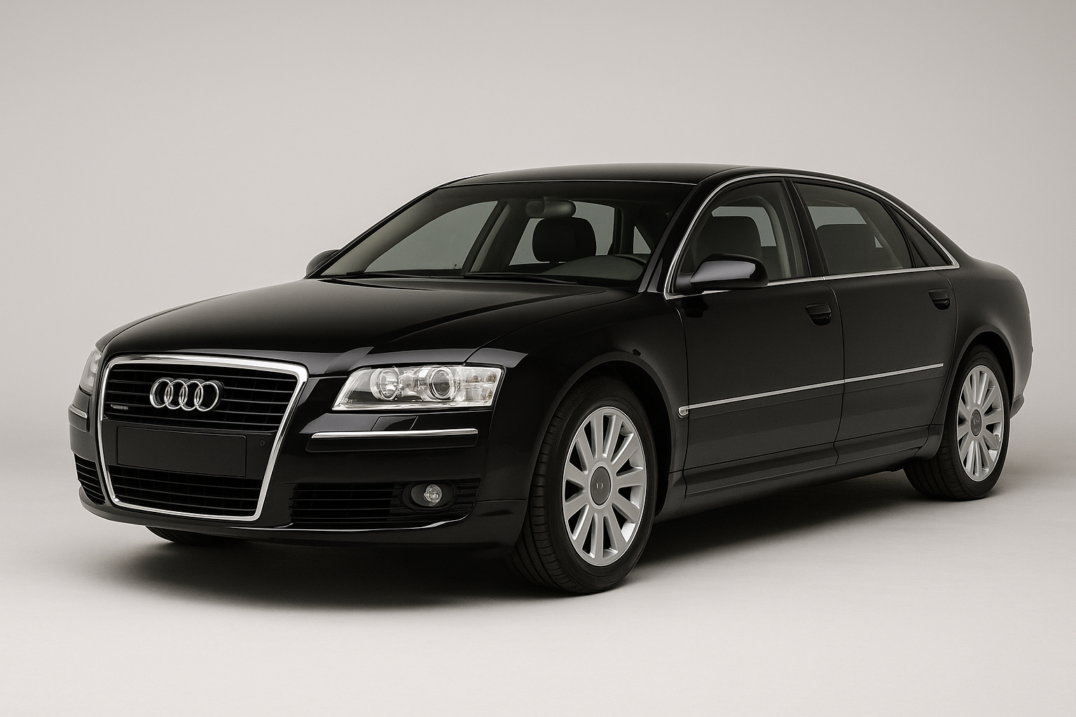 Tailored velour car mats for Audi A8 D3 LONG (2002-2010)