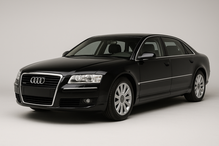 Tailored velour car mats for Audi A8 D3 LONG (2002-2010)