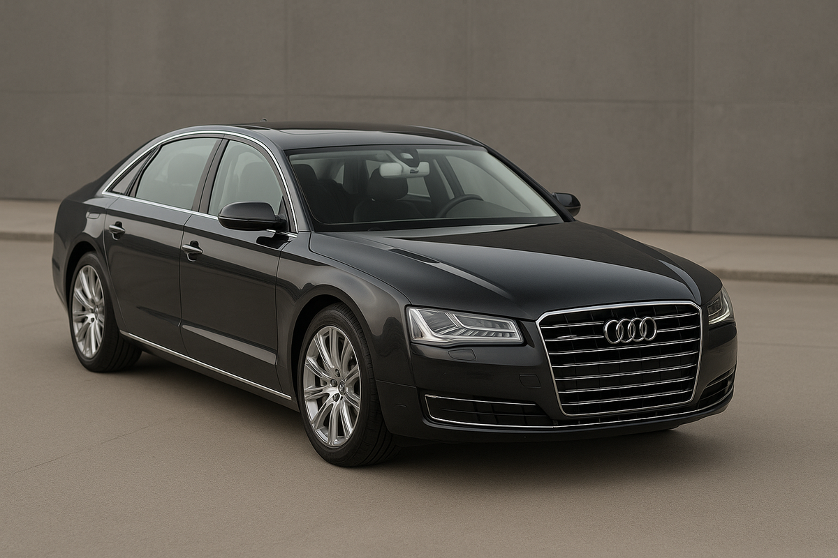 Tailored velour car mats for Audi A8 D4 LONG 2010-2017