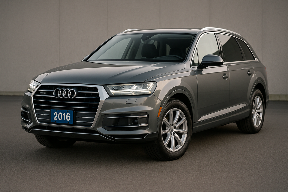 Tailored velour car mats for Audi Q7 II 2015-