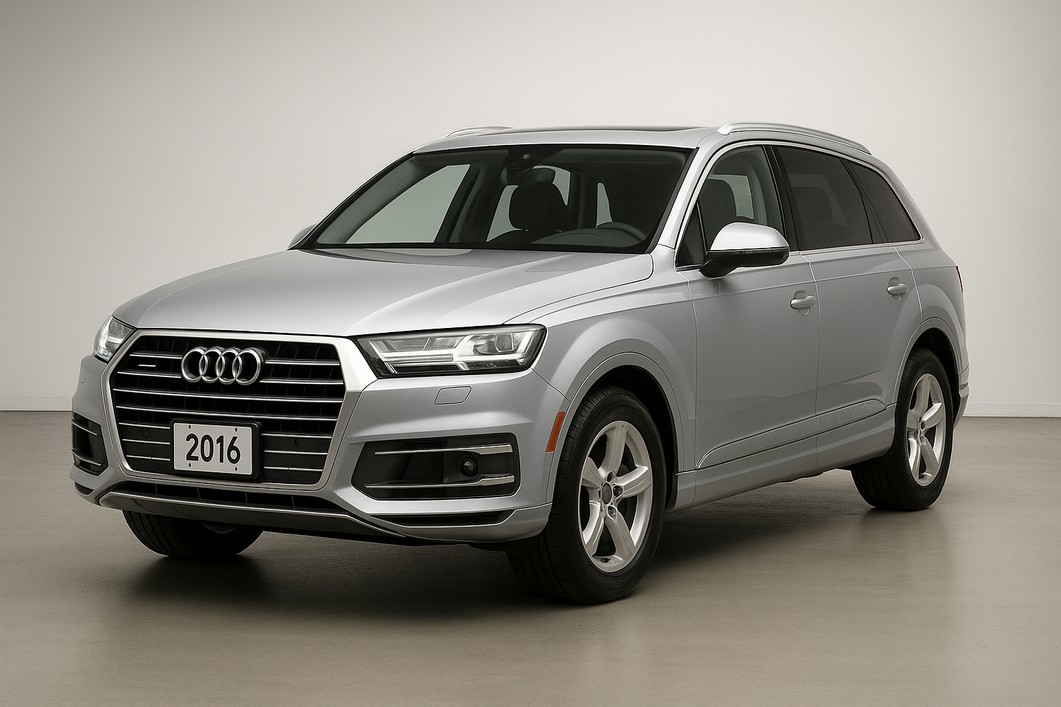Tailored velour car mats for Audi Q7 II 2015-