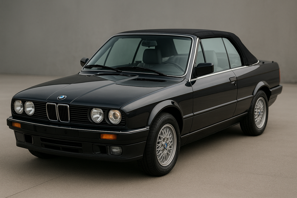 Tailored velour car mats for BMW 3 SERIES E30 CONVERTIBLE (1982-1994)