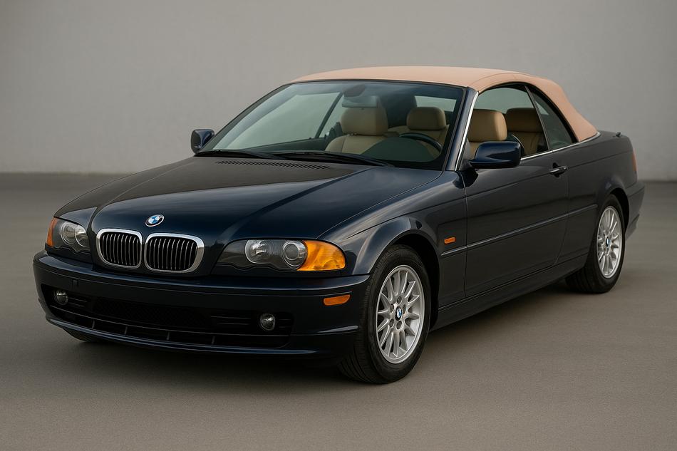 Tailored velour car mats for BMW 3 SERIES E46 CABRIO (1999-2005)