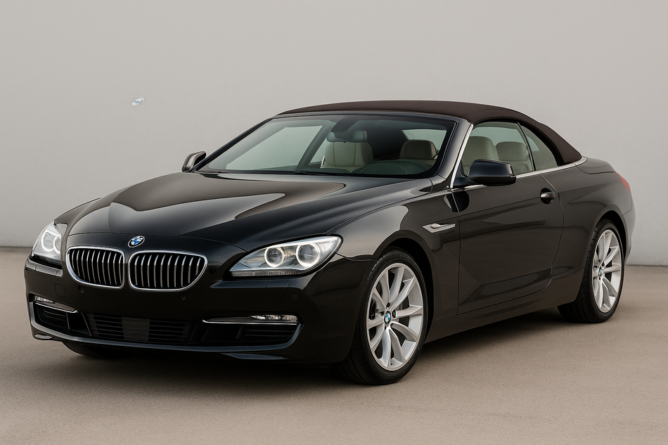 Tailored velour car mats for BMW 6 SERIES CONVERTIBLE F12 (2011-2018)