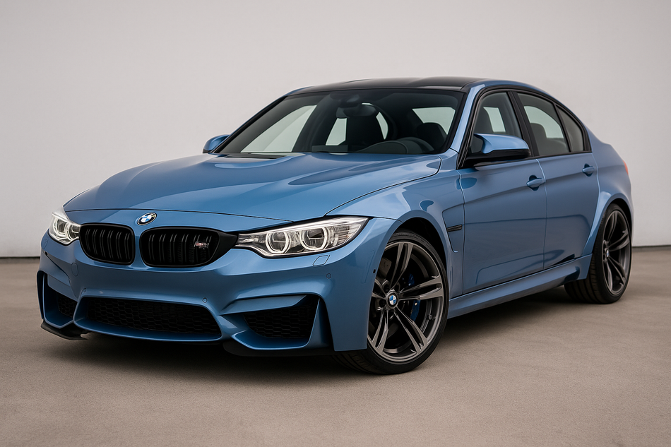 Tailored velour car mats for BMW M3 F80 (2014-2018)