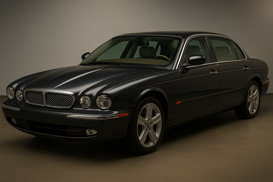 Tailored velour car mats for Jaguar XJ X350 LONG 2003-2007