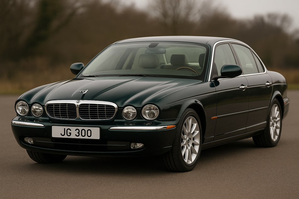 Tailored velour car mats for Jaguar XJ X350 2003-2007