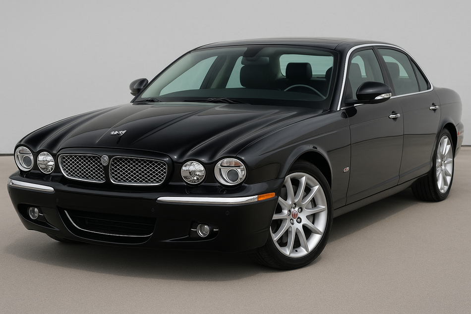 Tailored velour car mats for Jaguar XJ X358 2007-2009
